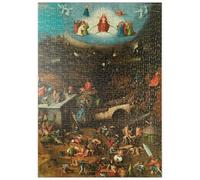 MyPuzzle Piatnik: Trittico Del Giudizio Mondiale, Hieronymus Bosch - Premium 500 Pezzi Puzzle - MyPuzzle Collezione speciale di Piatnik