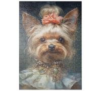 MyPuzzle Ritratto Reale Vittoriano Di Uno Yorkshire Terrier - Premium 200 Pezzi Puzzle - MyPuzzle Collezione speciale di Puzzle Galaxy