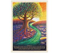 MyPuzzle Salmo 1:1-3, Poster D'epoca - Premium 100 Pezzi Puzzle - MyPuzzle Collezione speciale di Anderson Design Group