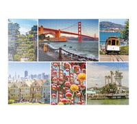 MyPuzzle San Francisco - Ponte Del Golden Gate E Lombard Street - Premium 1000 Pezzi Puzzle - MyPuzzle Collezione speciale di Starnberger Spiele