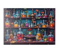 MyPuzzle Scaffale Della Spezieria Incantata Pozioni Luminose - Premium 500 Pezzi Puzzle - MyPuzzle Collezione speciale di Puzzle Galaxy