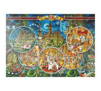 MyPuzzle Scena Del Crimine - Michael Ryba - Cartoon Classics - Premium 1000 Pezzi Puzzle - MyPuzzle Collezione speciale di Heye Puzzle