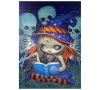 MyPuzzle Scheletro Magico Della Fata Di Halloween - Jasmine Becket-Griffith - Premium 500 Pezzi Puzzle - MyPuzzle Collezione speciale di Tate & Co Puzzles