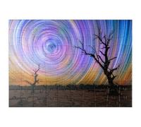 MyPuzzle Scie Stellari Dell'Outback: Il Cielo Notturno Nella Natura Selvaggia Australiana - Premium 100 Pezzi Puzzle - MyPuzzle Collezione speciale di Puzzle Galaxy
