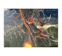 MyPuzzle Scoppio Di Dinosauro - Vincent Hie - Premium 500 Pezzi Puzzle - MyPuzzle Collezione speciale di Tate & Co Puzzles