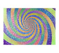 MyPuzzle Sfida Arcobaleno A Vortice - Rose Cat Khan - Premium 1000 Pezzi Puzzle - MyPuzzle Collezione speciale di Tate & Co Puzzles