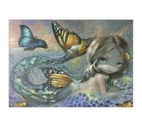 MyPuzzle Sirena Monarca Del Mare - Jasmine Becket-Griffith - Premium 500 Pezzi Puzzle - MyPuzzle Collezione speciale di Tate & Co Puzzles