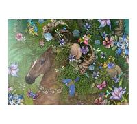 MyPuzzle Spirito Della Foresta: Cavallo Estivo - Laurie Prindle - Premium 1000 Pezzi Puzzle - MyPuzzle Collezione speciale di Tate & Co Puzzles
