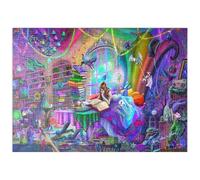 MyPuzzle Studi Magici Edizione Arcobaleno - Rose Cat Khan - Premium 500 Pezzi Puzzle - MyPuzzle Collezione speciale di Tate & Co Puzzles