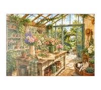 MyPuzzle Studio-giardino In Serra Baciato Dal Sole - Premium 100 Pezzi Puzzle - MyPuzzle Collezione speciale di Havana Puzzle Company