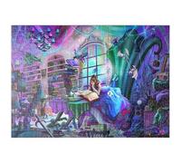 MyPuzzle Studio Magico Edizione Viola - Rose Cat Khan - Premium 500 Pezzi Puzzle - MyPuzzle Collezione speciale di Tate & Co Puzzles