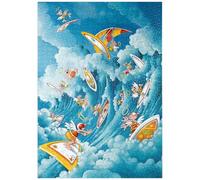 MyPuzzle Surf In Paradiso - Michael Ryba - Cartoon Classics - Premium 1000 Pezzi Puzzle - MyPuzzle Collezione speciale di Heye Puzzle