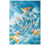 MyPuzzle Surf In Paradiso - Michael Ryba - Cartoon Classics - Premium 500 Pezzi Puzzle - MyPuzzle Collezione speciale di Heye Puzzle
