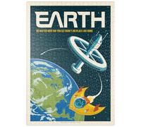 MyPuzzle Terra: Nessun Posto Come Casa, Poster D'epoca - Premium 500 Pezzi Puzzle - MyPuzzle Collezione speciale di Anderson Design Group