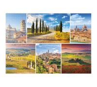 MyPuzzle Toscana - Firenze, Siena E Pisa - Premium 1000 Pezzi Puzzle - MyPuzzle Collezione speciale di Starnberger Spiele