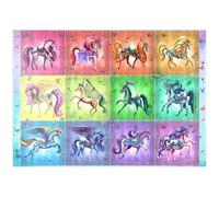 MyPuzzle Una Dozzina Di Unicorni Arcobaleno - Rose Cat Khan - Premium 1000 Pezzi Puzzle - MyPuzzle Collezione speciale di Tate & Co Puzzles