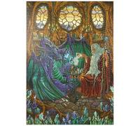 MyPuzzle Vecchi Amici In Gioco Scacchi Di Maghi E Draghi - Premium 1000 Pezzi Puzzle - MyPuzzle Collezione speciale di Tate & Co Puzzles