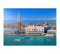 MyPuzzle Veduta Del Campanile E Di Palazzo Ducale, Venezia, Veneto, Italia - Premium 1000 Pezzi Puzzle - MyPuzzle Collezione speciale di Puzzle Galaxy