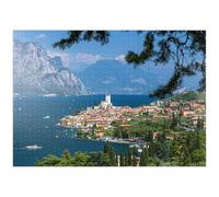 MyPuzzle Veduta Di Malcesine Sul Lago Di Garda Con Il Castello Scaligero (14/15 Sec.) - Premium 1000 Pezzi Puzzle - MyPuzzle Collezione speciale di Puzzle Galaxy