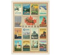 MyPuzzle Viaggio In Canada, Collage, Poster D'epoca - Premium 500 Pezzi Puzzle - MyPuzzle Collezione speciale di Anderson Design Group