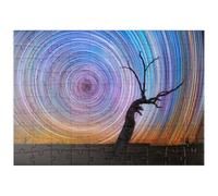 MyPuzzle Vivaci Scie Di Stelle Sopra Un Albero Nell'entroterra Australiano - Premium 100 Pezzi Puzzle - MyPuzzle Collezione speciale di Puzzle Galaxy