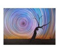 MyPuzzle Vivaci Scie Di Stelle Sopra Un Albero Nell'entroterra Australiano - Premium 1000 Pezzi Puzzle - MyPuzzle Collezione speciale di Puzzle Galaxy