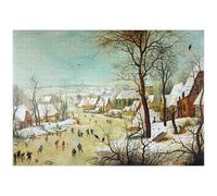 MyPuzzle Winter Landscape with Skaters and a Bird Trap, 1565, by Pieter Bruegel The Elder - Puzzle Premium 1000 pezzi - MyPuzzle collezione speciale di Æpyornis