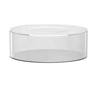 Myqqhbs Alzata per Torta in Acrilico Trasparente, Scatola per Torta Riempibile, Espositore per Torta Rotonda con Coperchio, Scatola Centrotavola Decorativa per Matrimonio A