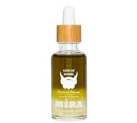 MYRA God of Barbe Olio Fortificante per Barba, Force et Pousse, con Olio di Ricino e Canapa, Menta Piperita e Katrafay, 30ml
