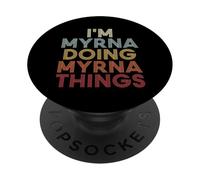 Myrna Name Myrna Personalized Name First Given PopSockets PopGrip Adesivo