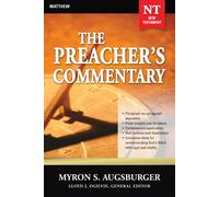 Myron Augsburger The Preacher's Commentary - Vol. 24: Matthew (Tascabile)
