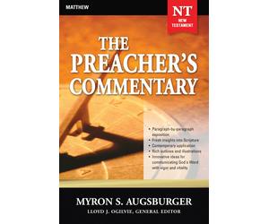 Myron Augsburger The Preacher's Commentary - Vol. 24: Matthew (Tascabile)