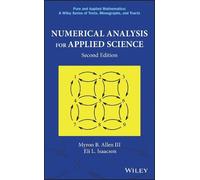 Myron B. Allen Eli L. Isaa Numerical Analysis for Applied Sci (Copertina rigida)