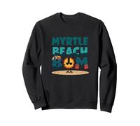 Myrtle Beach Bum Vacation Sun Fun Beach Amante Regalo Felpa, Unisex per Adulti, Nero, XXL