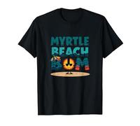 Myrtle Beach Bum Vacation Sun Fun Beach Amante Regalo Maglietta, Uomo, Nero, S