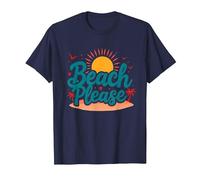 Myrtle Beach Please Vacation Summer Fun Arte costiera Maglietta, Uomo, Navy, 6XL