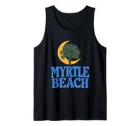 Myrtle Beach South Carolina SC Palma Mezzaluna Retro Canotta
