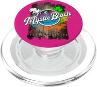 Myrtle Beach South Carolina Surf Retro Tramonto Design PopSockets PopGrip per MagSafe