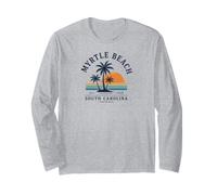 Myrtle Beach South Carolina Vintage Vacation Maglia a Manica