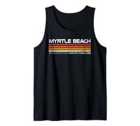 Myrtle Beach, Strisce da Viaggio retrò della Carolina del Sud Canotta