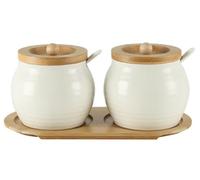 MyrXFb Zuccheriera, zuccheriera, zuccheriera con coperchio, in ceramica blu e bianca retrò con coperchio, per cucina e casa, lavabile in lavastoviglie, 1 pezzo, M (colore: 2 pezzi, taglia: M)