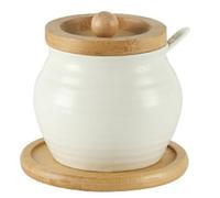 MyrXFb Zuccheriera, zuccheriera, zuccheriera con coperchio, in ceramica blu e bianca retrò con coperchio, per cucina e casa, lavabile in lavastoviglie, 1 pezzo, M (colore: 1 pezzo, taglia: M)