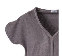 MYSANITY - Camicia da Parto in Cotone Donna con Apertura Frontale I Perfetta per Clinica, Parto, Post-Parto e Allattamento Premaman, Grigio, S Donna