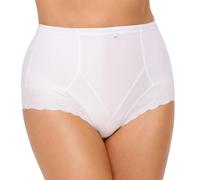 MYSANITY - Guaina Post Parto con Inserti in Pizzo per Sostenere l'Addome e Favorire il Recupero dopo il Parto, Bianco, XXL Donna