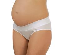 MYSANITY Mutanda Gestante con Fascia Sostegno, Bianco, M
