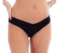 MYSANITY - Mutande Premaman Bamboo Vita Bassa | Slip Gravidanza Morbidi e Traspiranti, Ideali per Gravidanza e Post Parto, Nero, L Donna