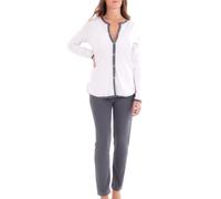 MYSANITY® Pigiama allattamento bamboo casacca serafino manica lunga Bi