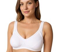 MYSANITY Reggiseno Allattamento in Fibra Cava Coppa C, Bianco, 6C
