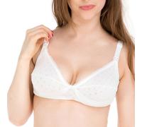 MYSANITY Reggiseno Allattamento San Gallo Coppa C Bianco 1 St