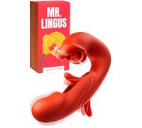 MySecretCase 3 in 1 Vibratore Punto G Lingua Vibrante Clitoride Vibratoreper Donna 7 Modalità di Vibrazione Lingua e 5 della Bocca Vibratore Clitoride Masturbatore Donne Sexytoysys Donna